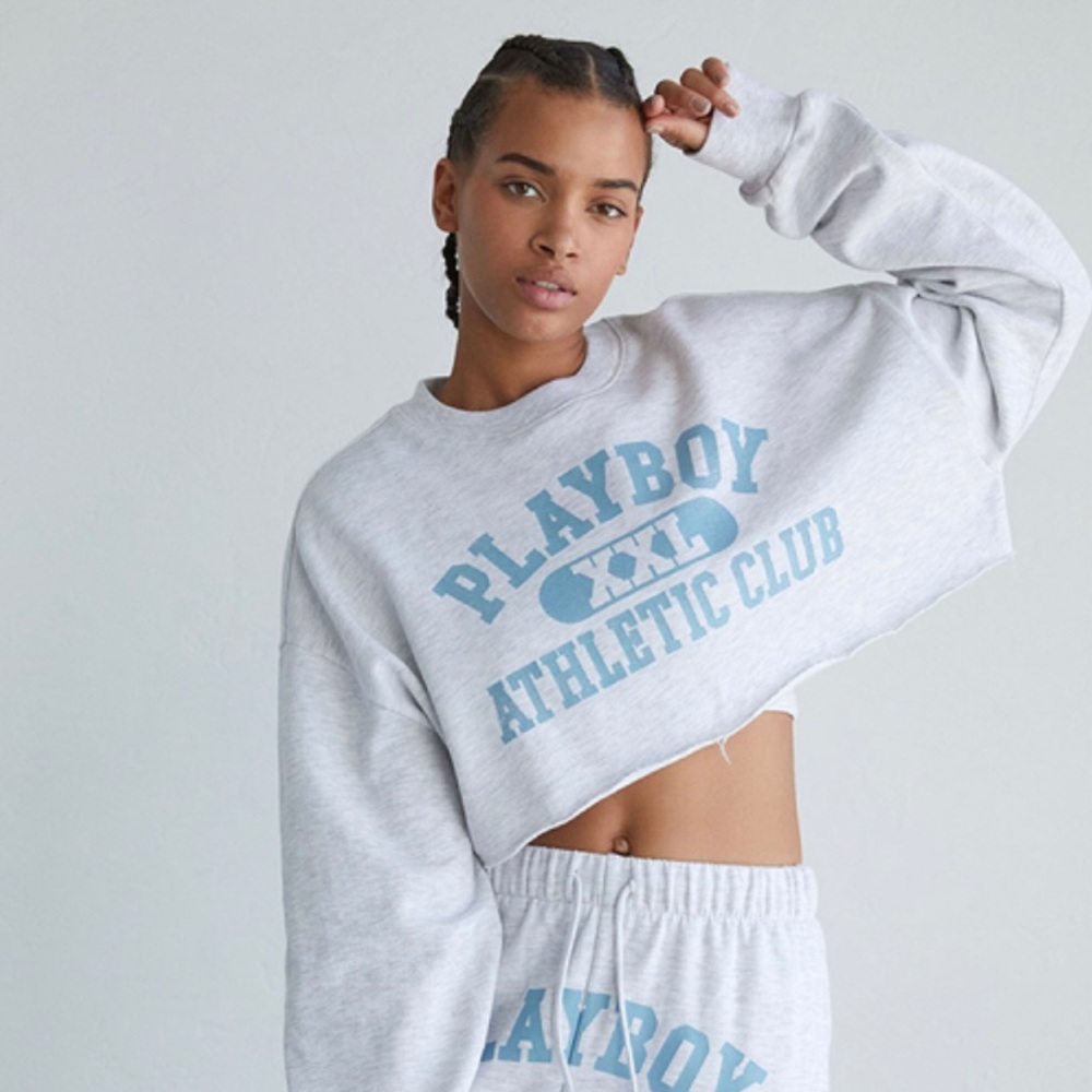 Playboy By PacSun Mega Cropped Sweatshirt